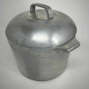 Vintage Wagner Ware Sidney O Magnalite 4738-P 8 Qt Stock Pot with Lid